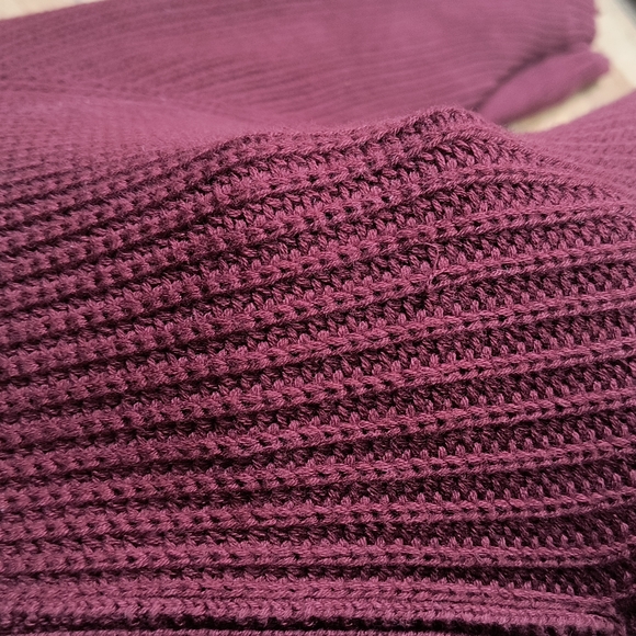 American Eagle Maroon Chunky Knit Button Collar Sweater Sz XXL Men of - Picture 12 of 17